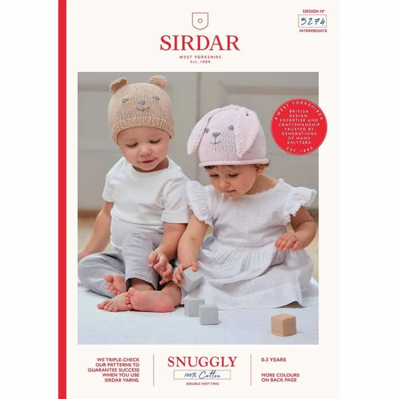 100 cotton dk hats by sirdar snuggly