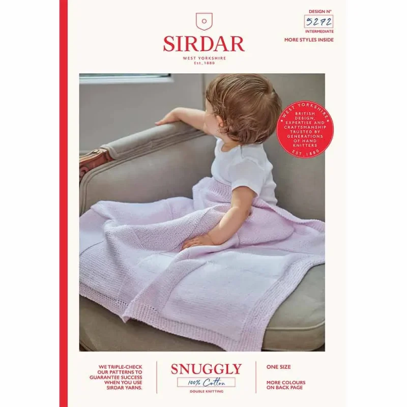 100 cotton dk sirdar snuggly blanket digital version