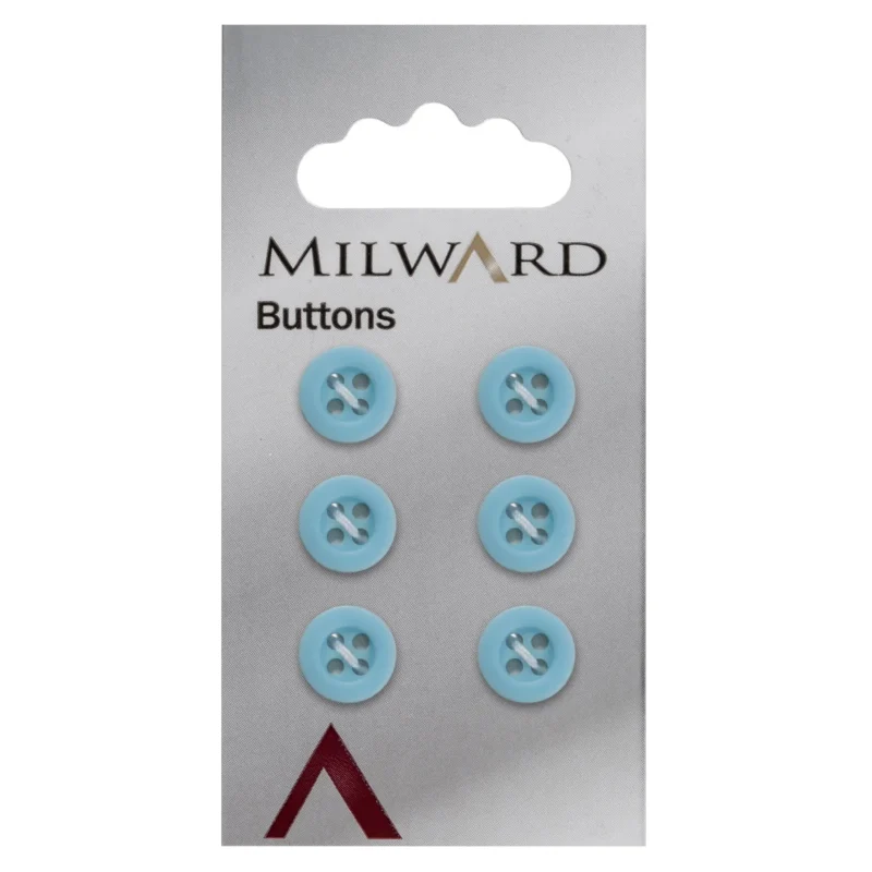 10mm milward carded buttons pack of 6 00939a