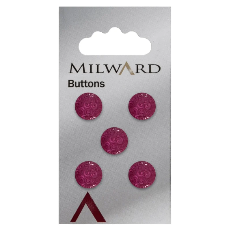 11mm milward carded buttons pack of 5