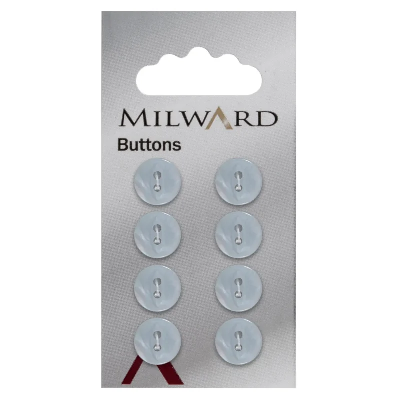 11mm milward carded buttons pack of 8