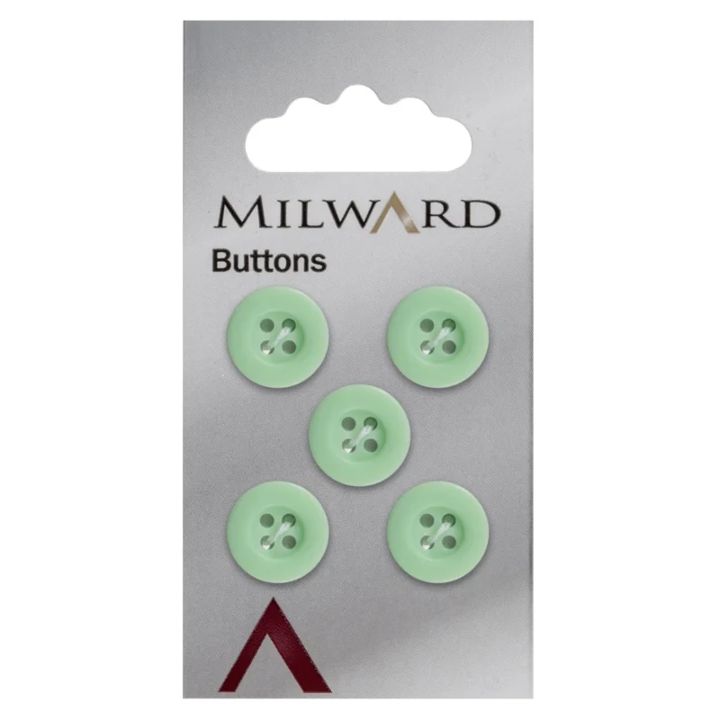 12mm milward carded buttons pack of 5 00227a