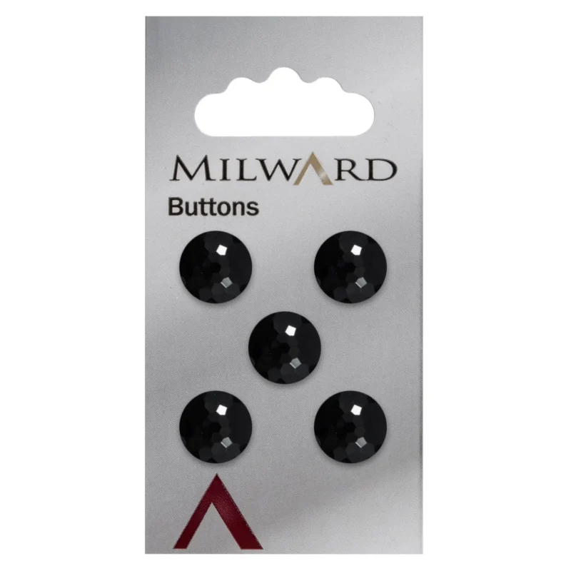 12mm milward carded buttons pack of 5