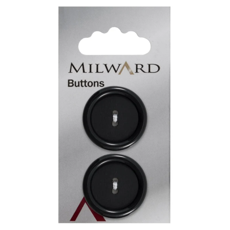 13mm milward carded buttons pack of 5 1