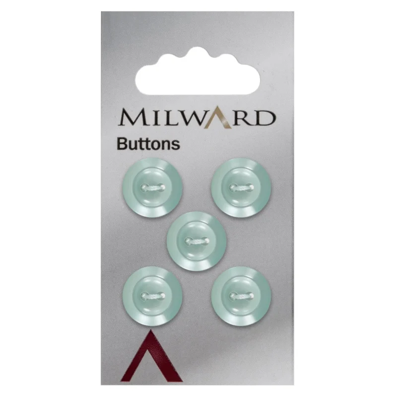 13mm milward carded buttons pack of 5