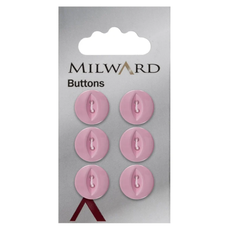 13mm milward carded buttons pack of 8