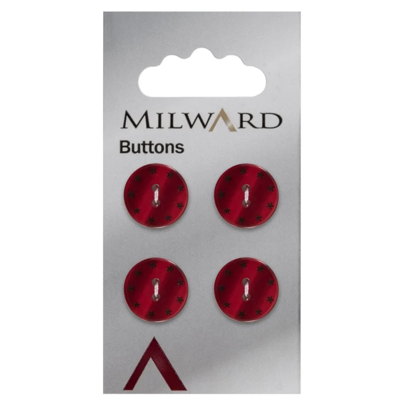 15mm milward carded buttons 4 pack 00116