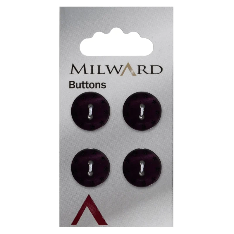 15mm milward carded buttons 4 pack 00184