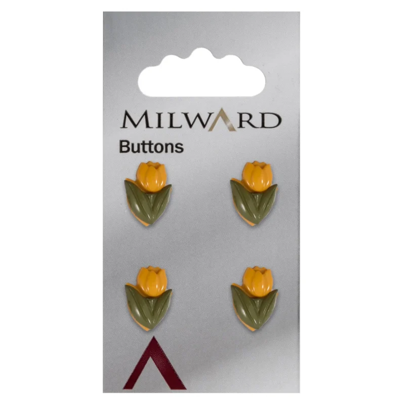 15mm milward carded buttons pack of 4 00945