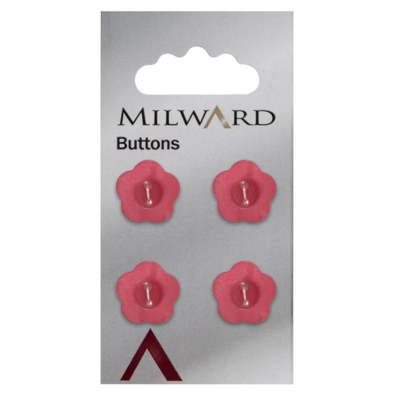 15mm milward carded buttons pack of 4