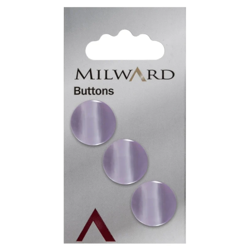 16mm milward carded buttons pack of 3 00125