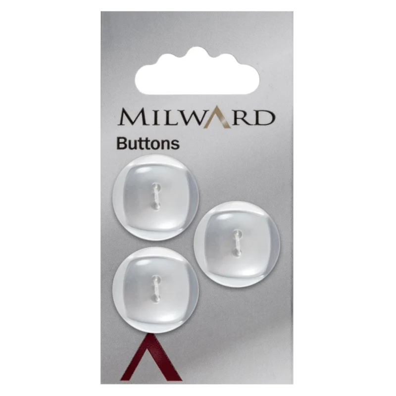 16mm milward carded buttons pack of 5 1