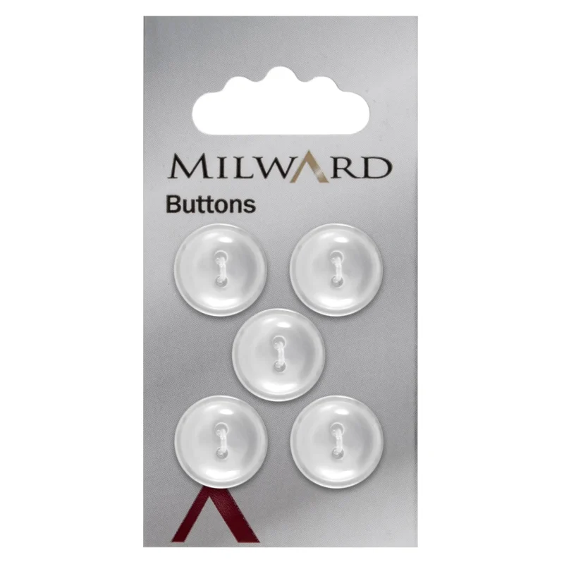 16mm milward carded buttons pack of 5