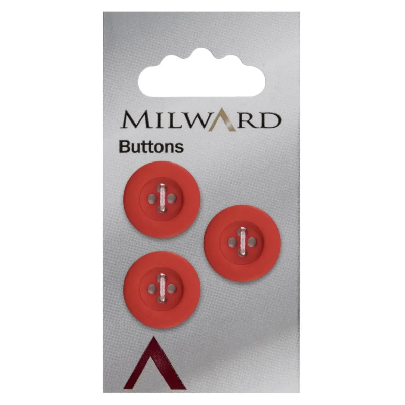 17mm milward carded buttons pack of 3 00934a