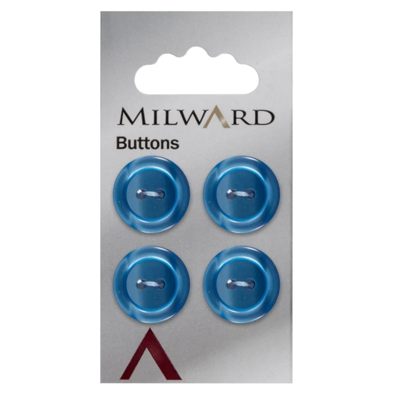 17mm milward carded buttons pack of 4