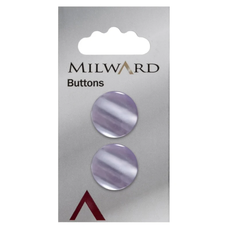 19mm milward carded buttons pack of 2