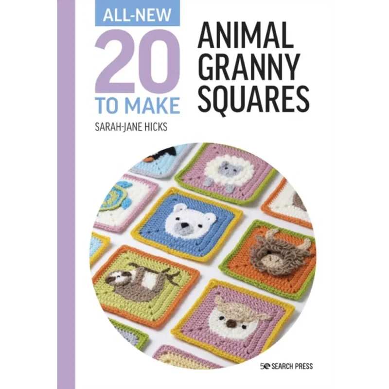 20 animal granny squares by sarah jayne hicks