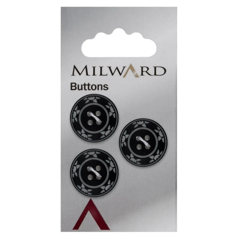 20mm milward carded buttons 3 pack 00475a