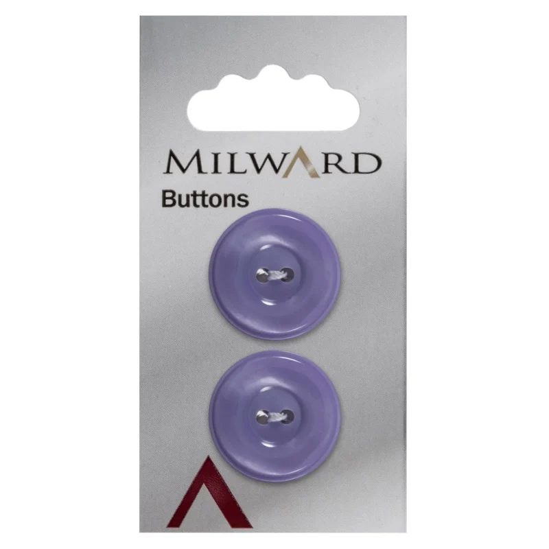 22mm milward carded buttons pack of 2 00416