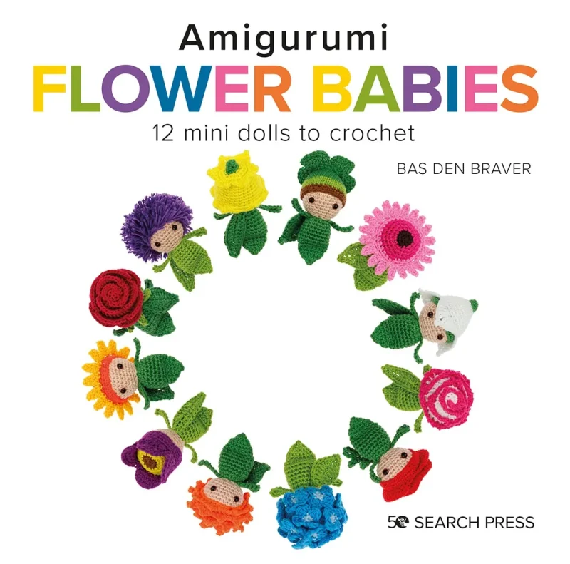 amigurumi flower baby dolls by bas den braver