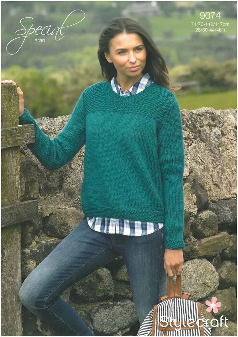 aran stylecraft sweater