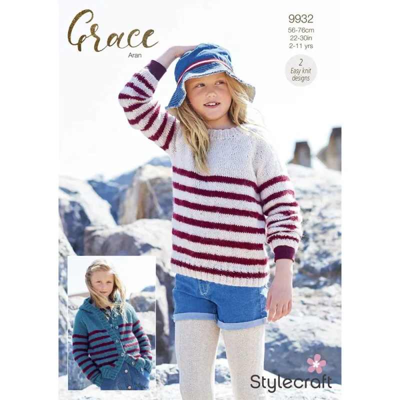 aran sweater hoodie pattern stylecraft grace digital 9932