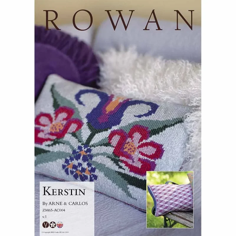 arne carlos kerstin cushion pattern rowan softyak dk instant download