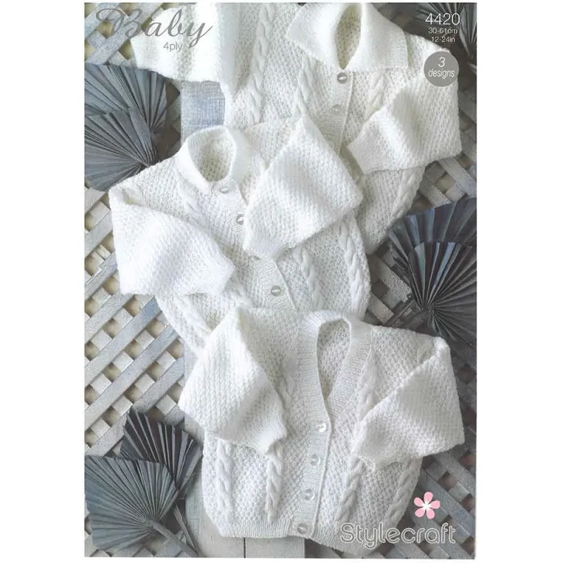 baby 4ply cardigans for infants