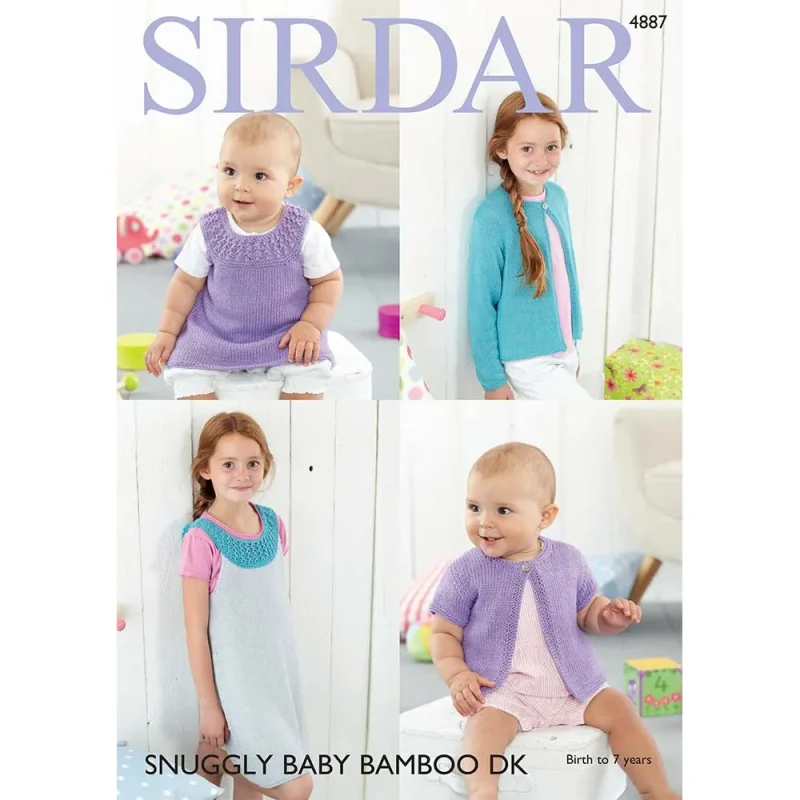 baby bamboo dk cardigans dresses