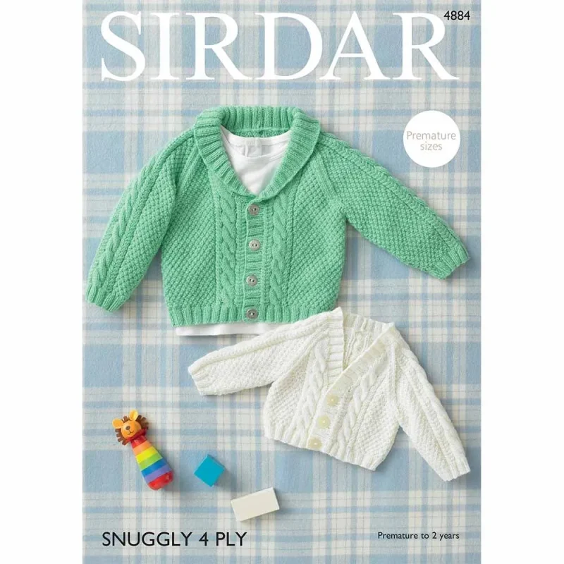 baby cardigans sirdar snuggly 4ply