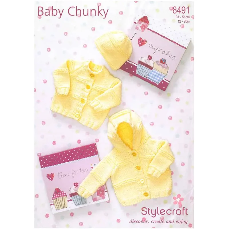 baby chunky cardigans hats set