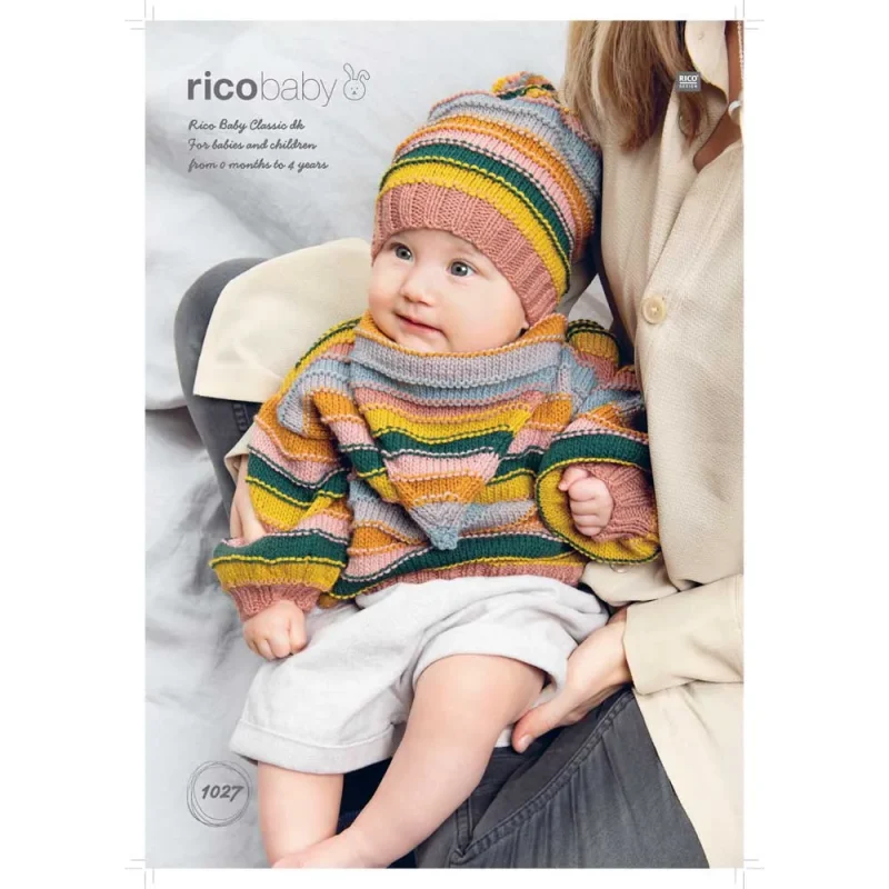 baby classic dk jumper hat shawl digital pattern 1027