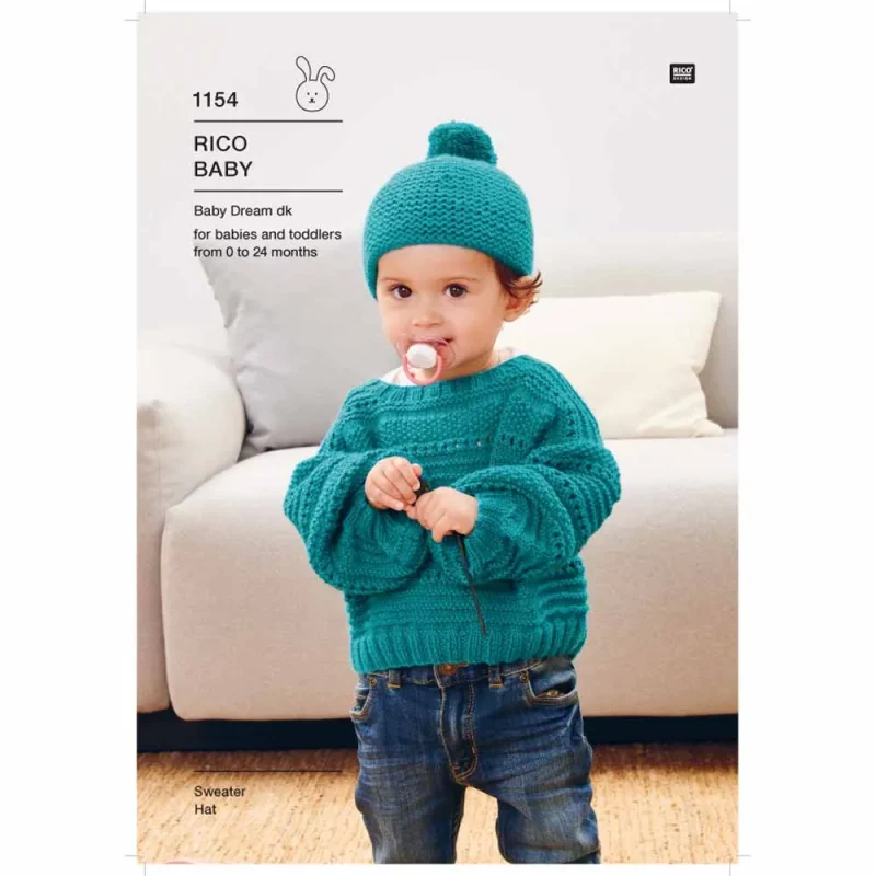 baby dream dk knit sweater hat set