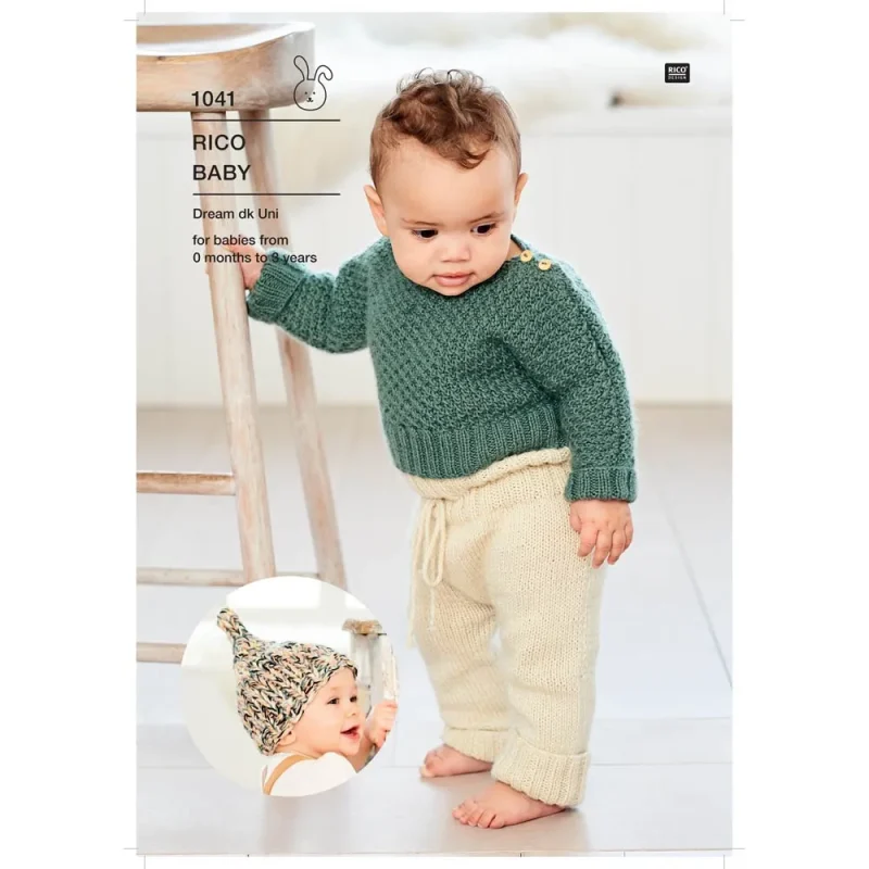 baby sweater leggings hat set rico dream dk