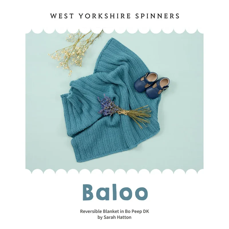 baloo reversible blanket bo peep dk by west yorkshire spinners