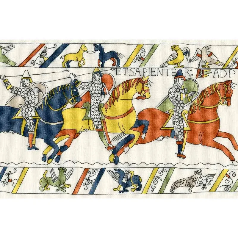 bayeux tapestry cavalry scene