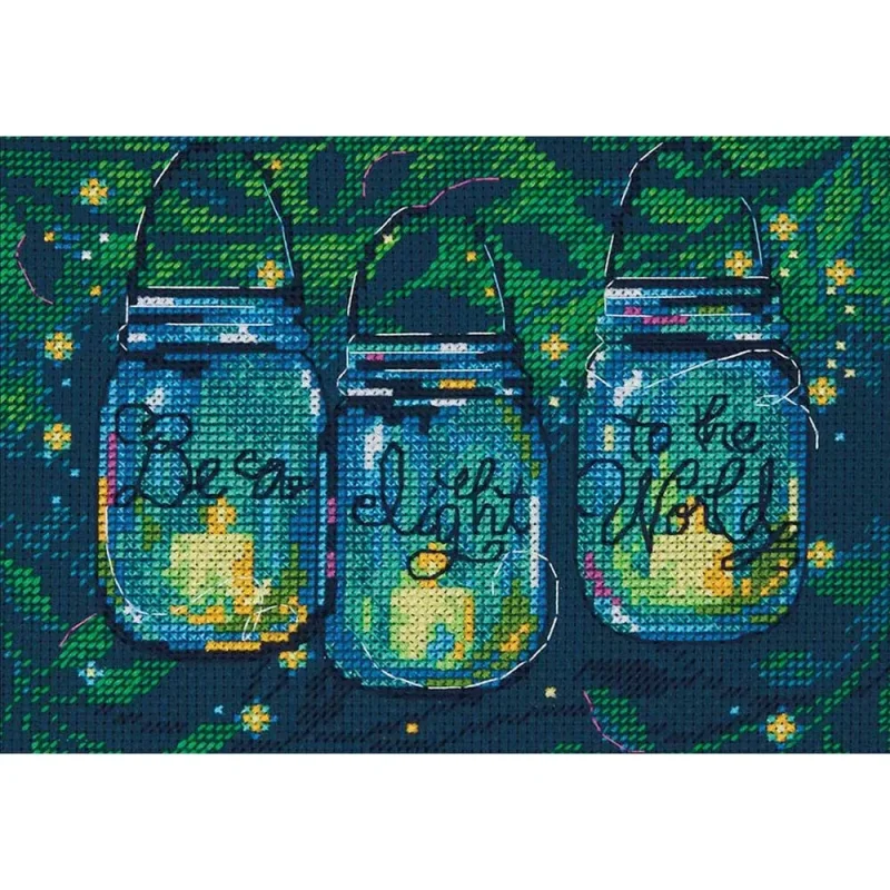 be a light cross stitch kit dimensions