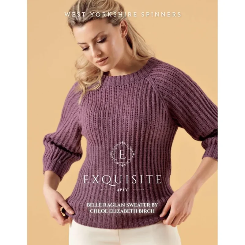 belle exquisite 4ply raglan sweater