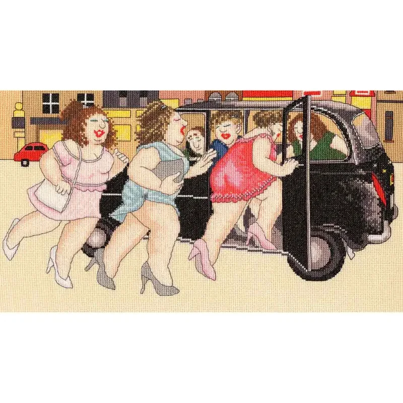 beryl cook taxi vintage art print