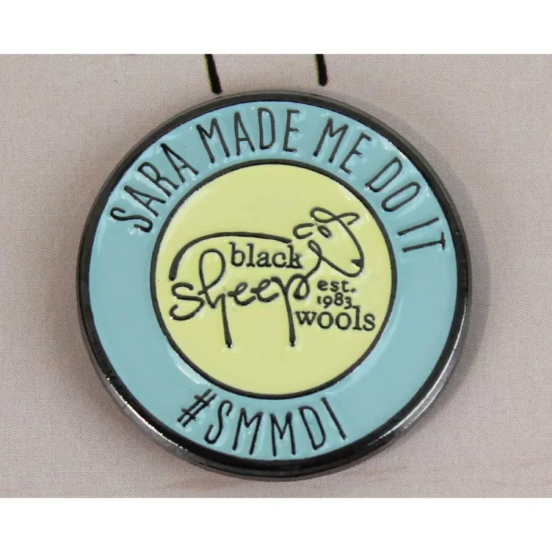 black sheep wools sara made me do it enamel pin