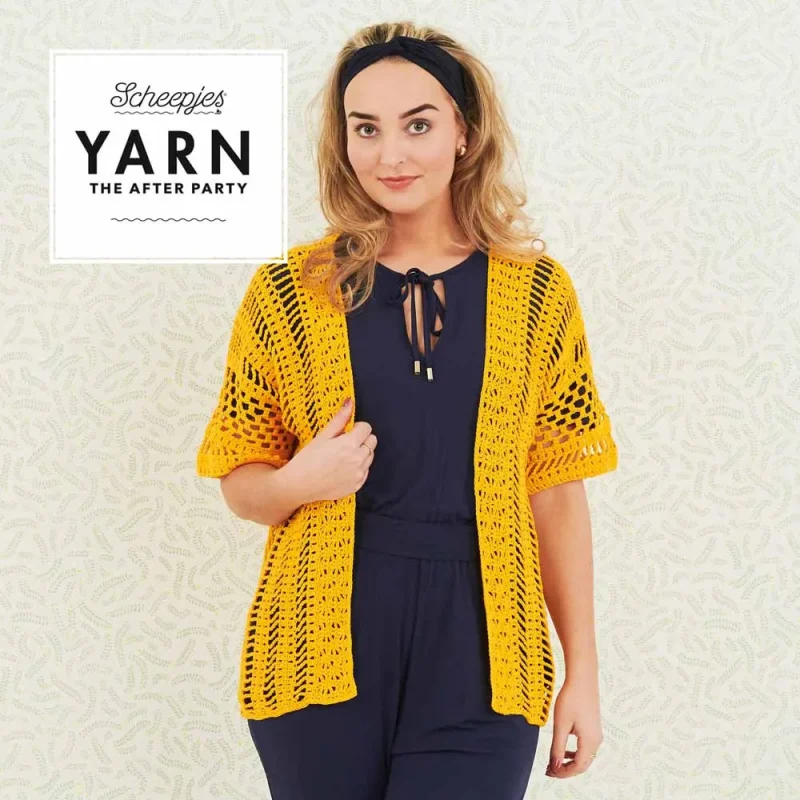 boho chic cardigan after party yarn 67