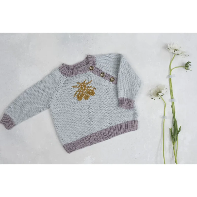 busy bee digital sweater pattern rowan summerlite dk