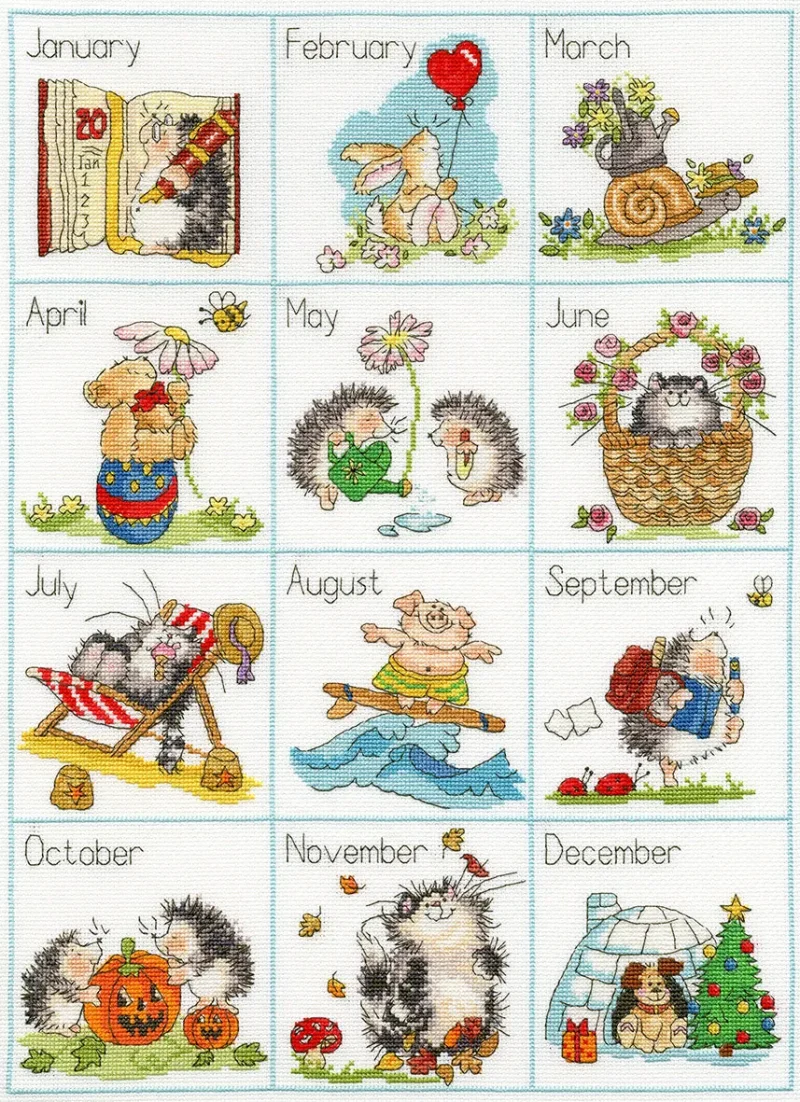 calendar creatures fun educational monthly wall calendars