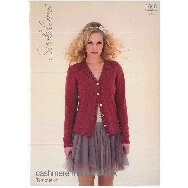 cashmere merino silk cardigan dk 6040