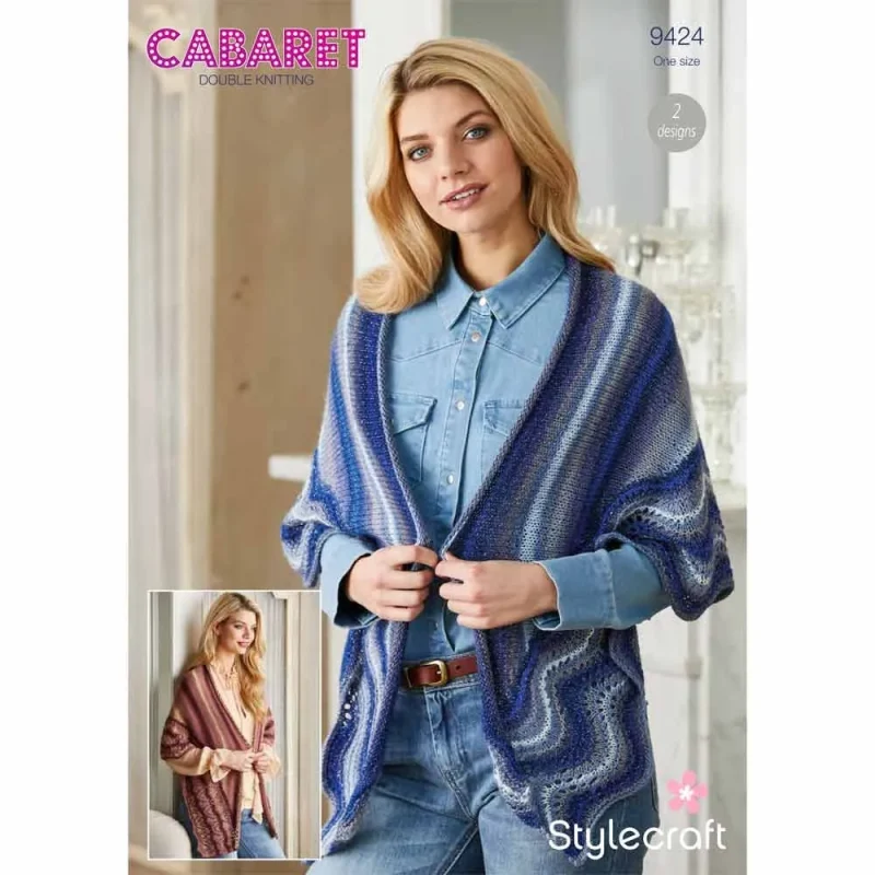 chic stylecraft cabaret dk shawls