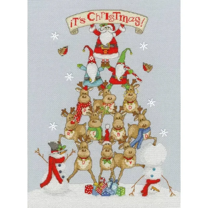 christmas cross stitch kit