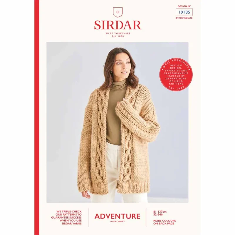 chunky sirdar adventure cardigan