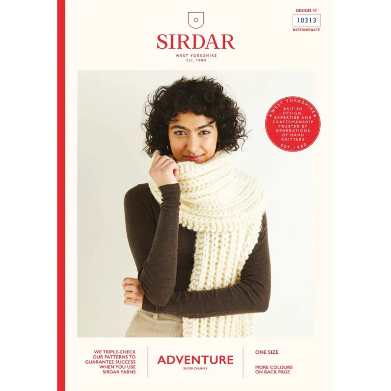 chunky sirdar adventure scarf