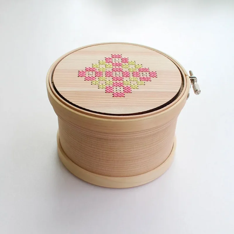 cohana 12cm pink magewappa toolbox embroidery hoop