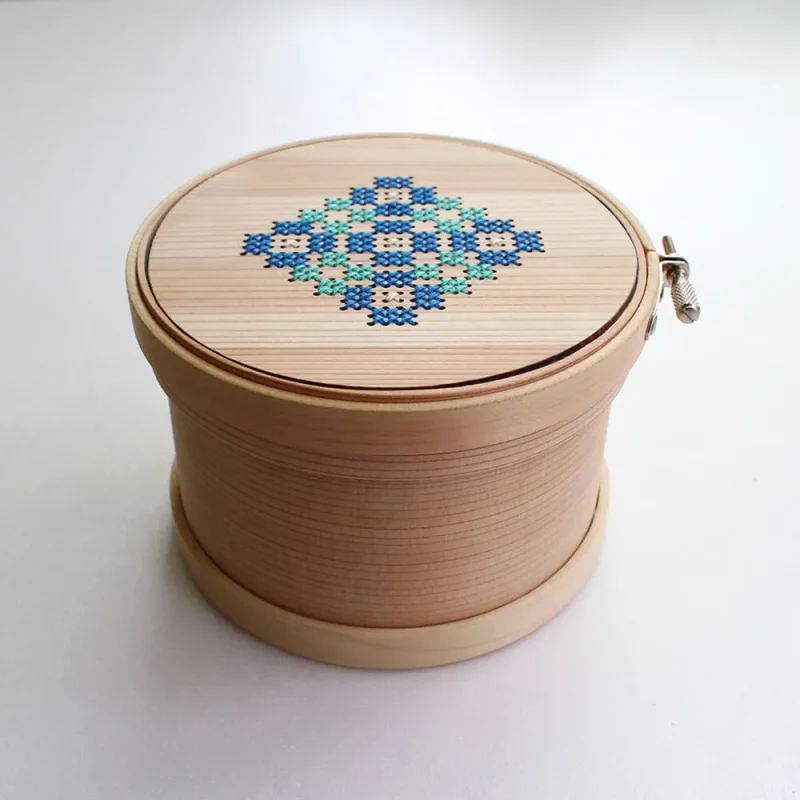 cohana blue 12cm magewappa embroidery hoop